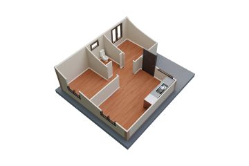 Karmod Casa Container 42 m² con Balcone e Parapetto