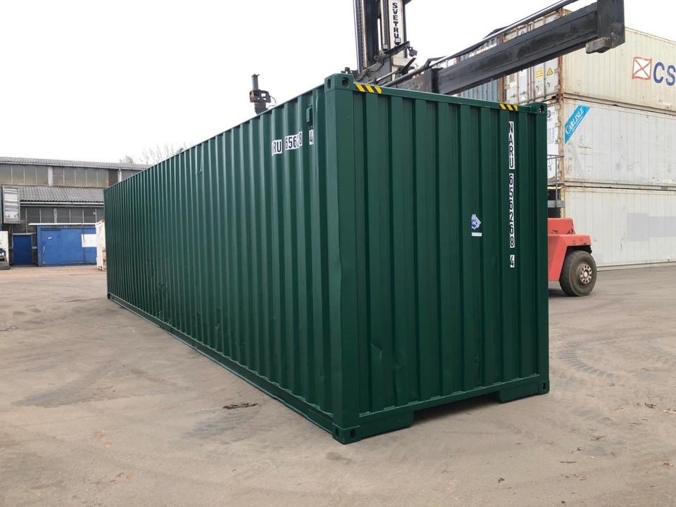 Contenedores Ejido SL Contenedor Marítimo 40 Pies High Cube Verde