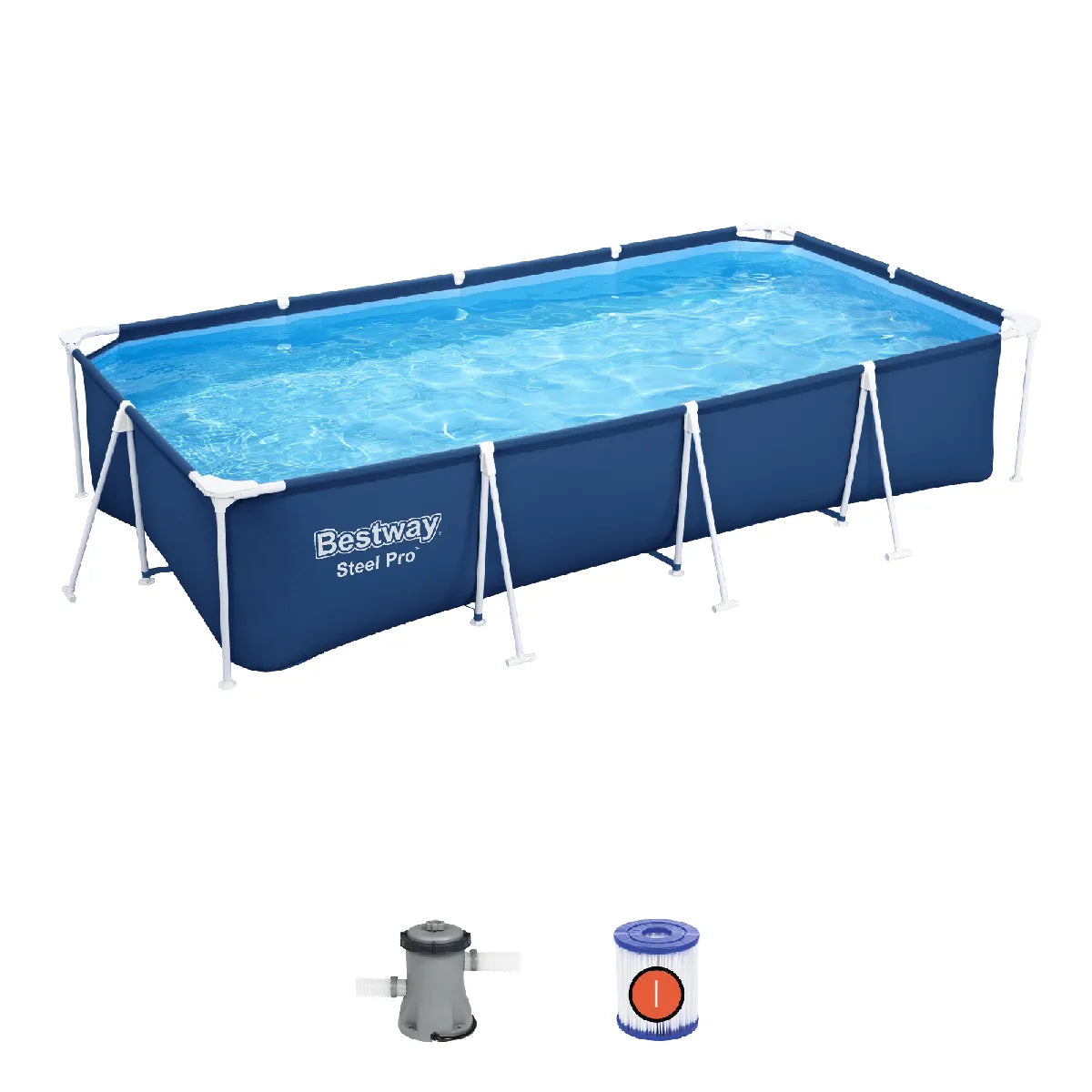 Bestway Steel Pro 400x211x81 cm Piscina Desmontable Duraplus