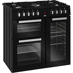 Beko PS235315DB Negra 90 cm 5 Quemadores 3 Hornos