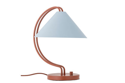 Luxusbetten24 Yanava Tischlampe Blau/Braun Wohnzimmer Stil Moderne Dekorativ