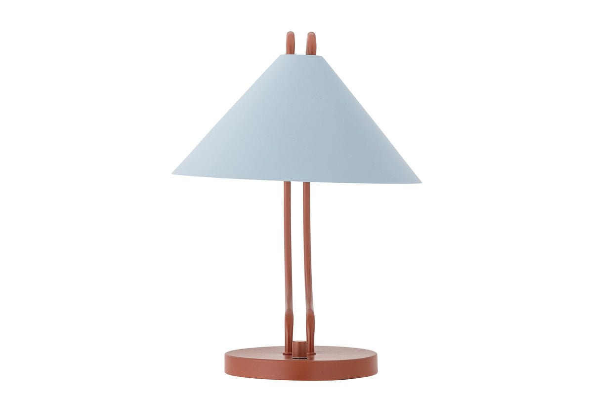 Luxusbetten24 Yanava Tischlampe Blau/Braun Wohnzimmer Stil Moderne Dekorativ