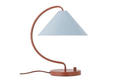 Luxusbetten24 Yanava Tischlampe Blau/Braun Wohnzimmer Stil Moderne Dekorativ