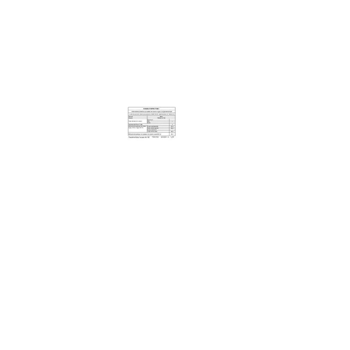 Beko FBG62121WD Cocina de Gas Convección Natural Blanco