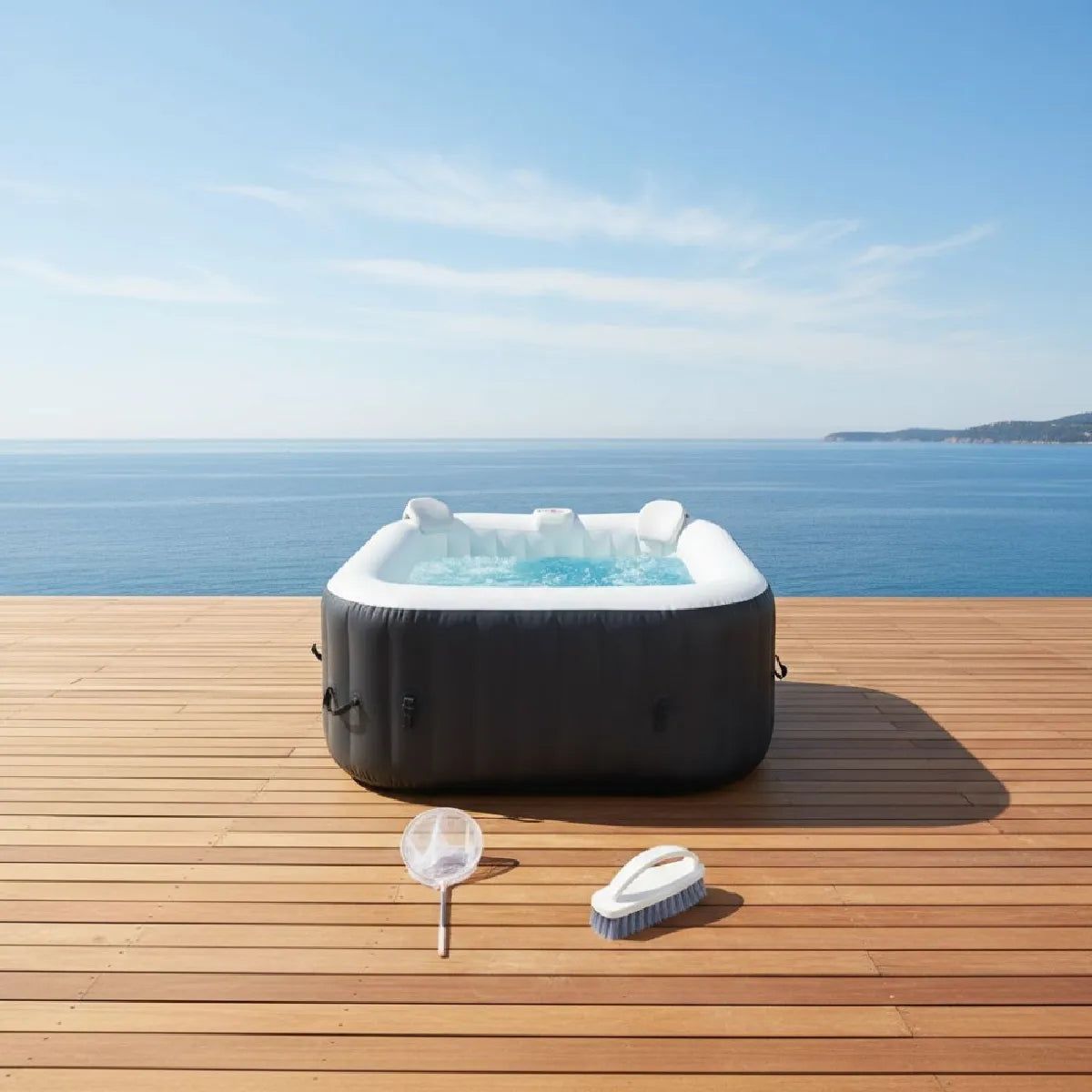 Spa Gonflable Sun Spa Carré 6 Places MKR00015468878