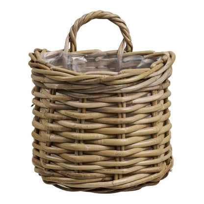 Garten Pflanzkorb Myrora – aus Kubu‑Rattan zum Hängen