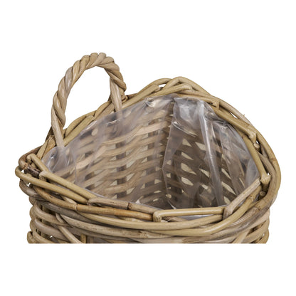 Garten Pflanzkorb Myrora – aus Kubu‑Rattan zum Hängen