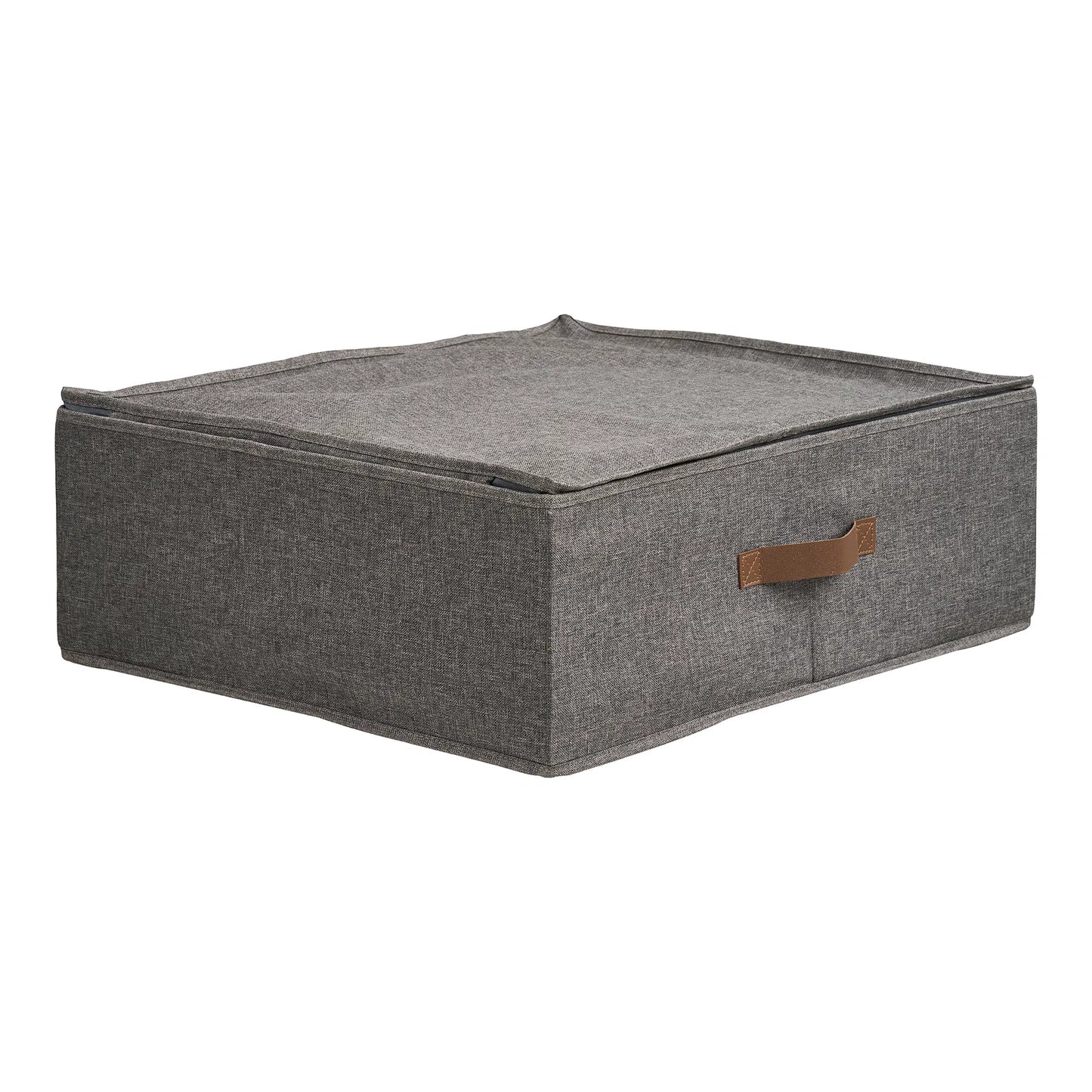 Luxusbetten24 Skandira Organizer mit Deckel, Grauer Farbe Design