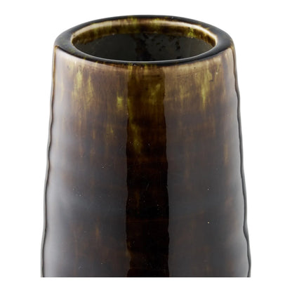 Luxusbetten24 Jorvane Keramikvase, edel, braun, klein, dekorativ, Wohnzimmer
