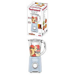 Beko TBN81808BX Licuadora Mesa 800W 6 Velocidades, Jarra Vidro