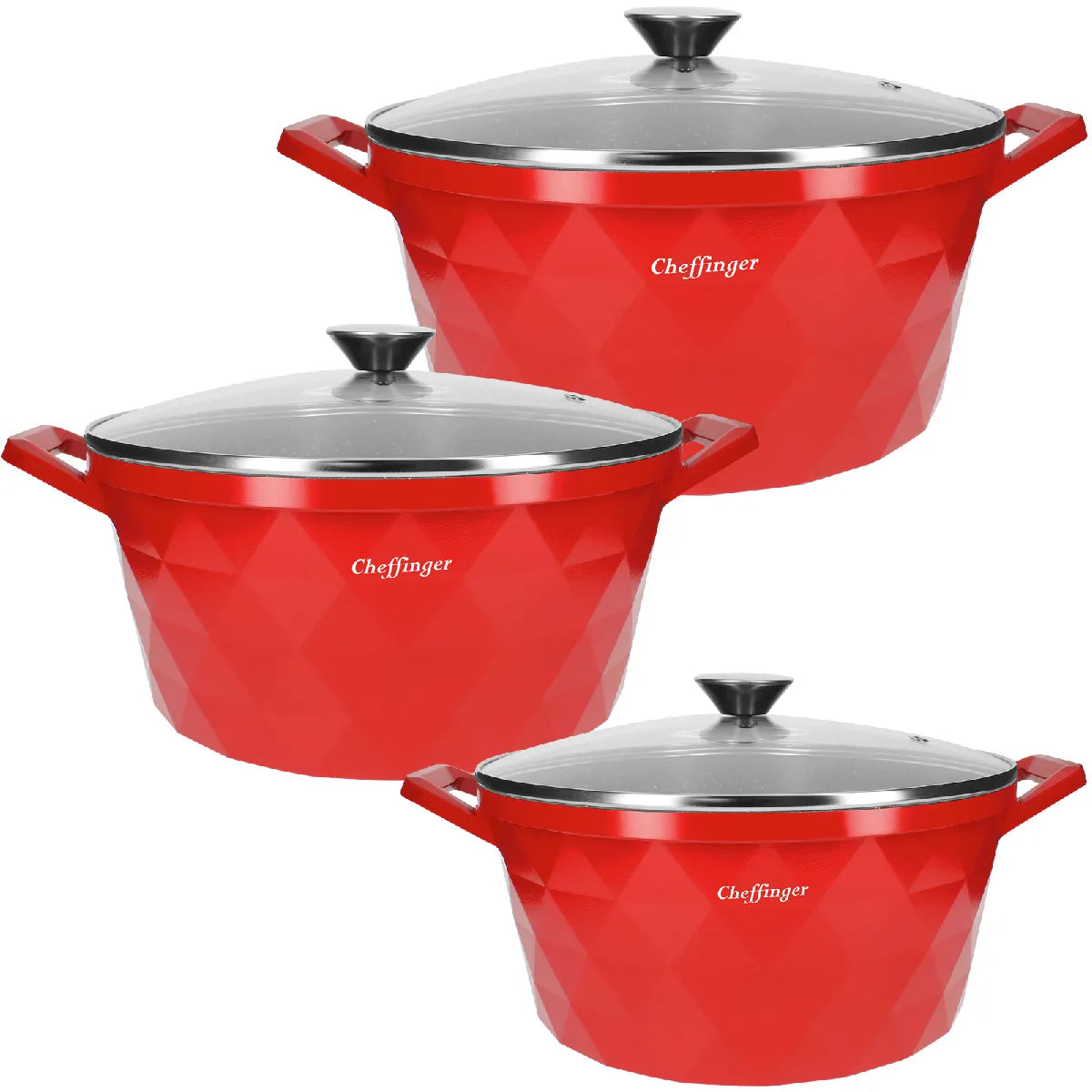 Marmite Aluminium 28cm Cheffinger Rouge MKR00011346603