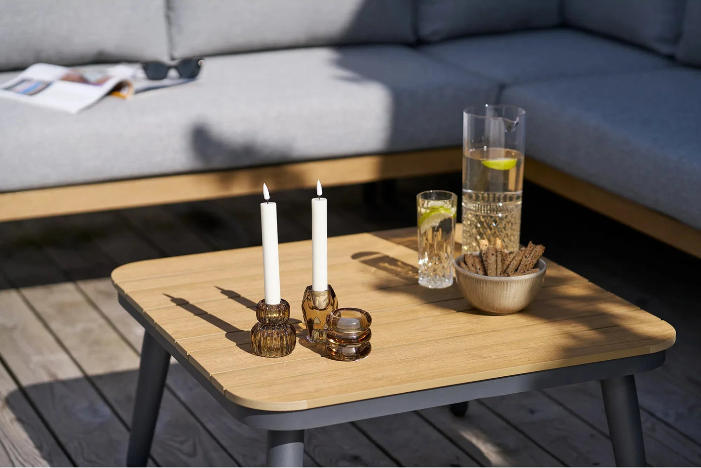 Kerzenhalter Norviera – aus Glas gefertigt (3er Set)