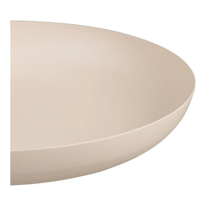 Luxuriöse Servierplatte Eirvella aus Metall, Beige, für Stilvolle Anlässe
