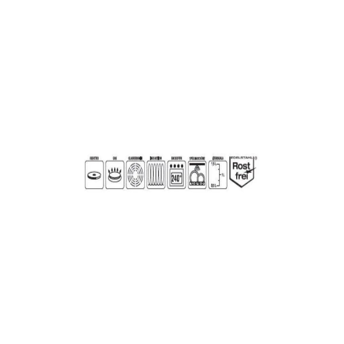 Traiteur Inox 26cm GSW Inox MKR00011803554