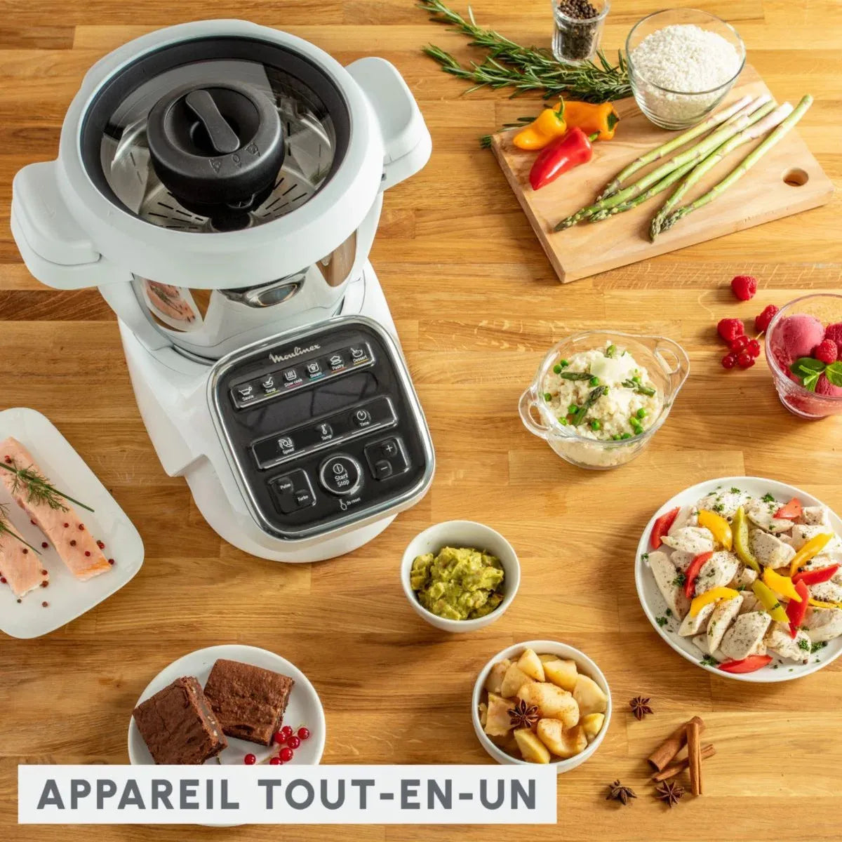 Robot Multifonction Moulinex Blanc MKR00003287516