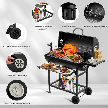 Teeno Grand Camión Barbacoa Carbón con Parrilla Para Pollo