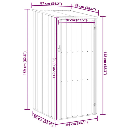 Abri Jardin Métal vidaXL 46289 MKR00000193847