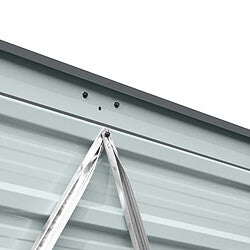 Axi House Cache‑poubelle 3,2 × 0,8 × 1,22 m Acero Galvanizado Color Antracita