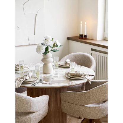 Luxusbetten24 Haviona Teller Set 4er Stück Beige Steingut