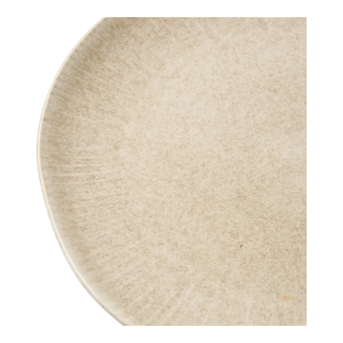 Luxusbetten24 Haviona Teller Set 4er Stück Beige Steingut