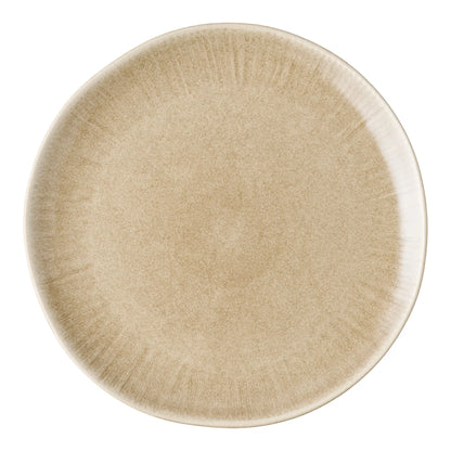 Teller Keldira – aus Steingut gefertigt in beige (4er Set)