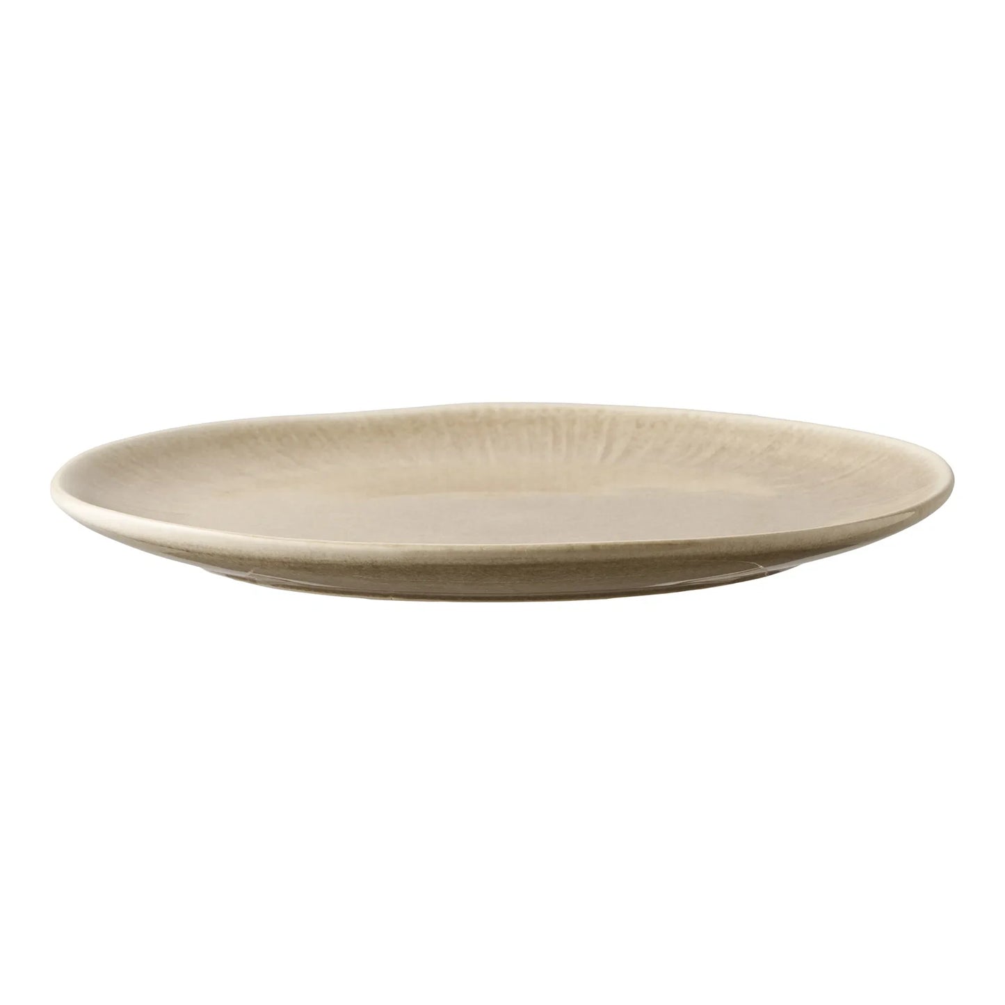 Teller Keldira – aus Steingut gefertigt in beige (4er Set)