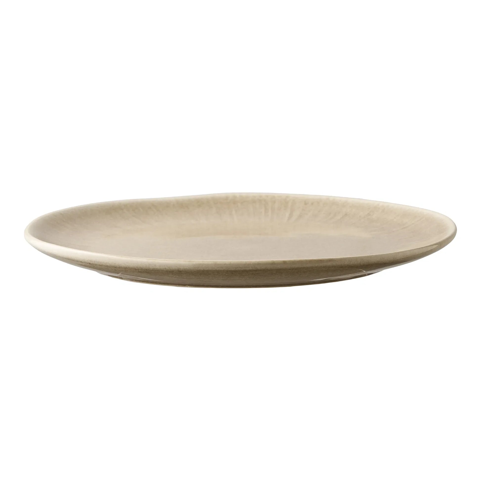 Teller Keldira – aus Steingut gefertigt in beige (4er Set)
