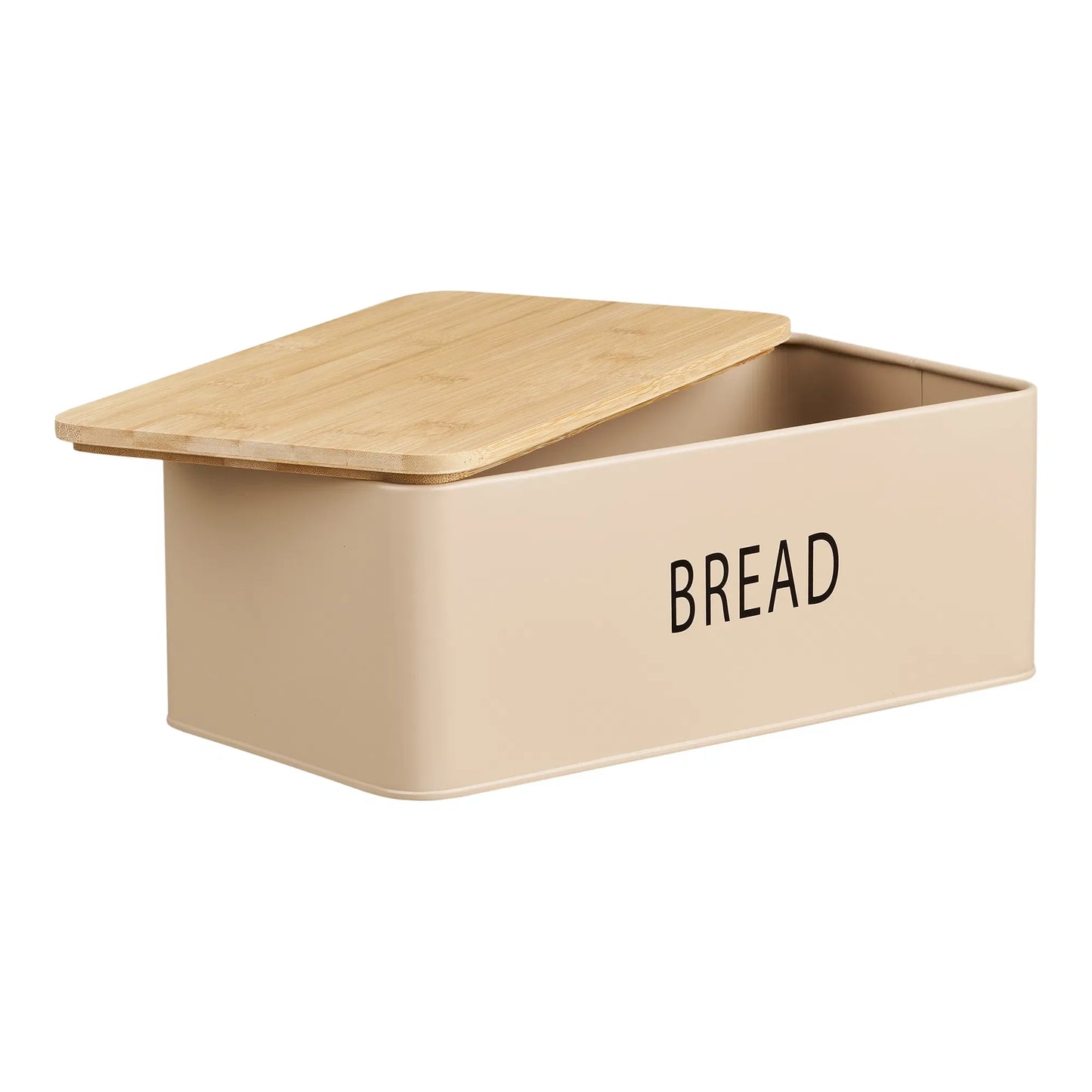 Brotbox Jorvella aus Metall mit Bambusdeckel 4er Set