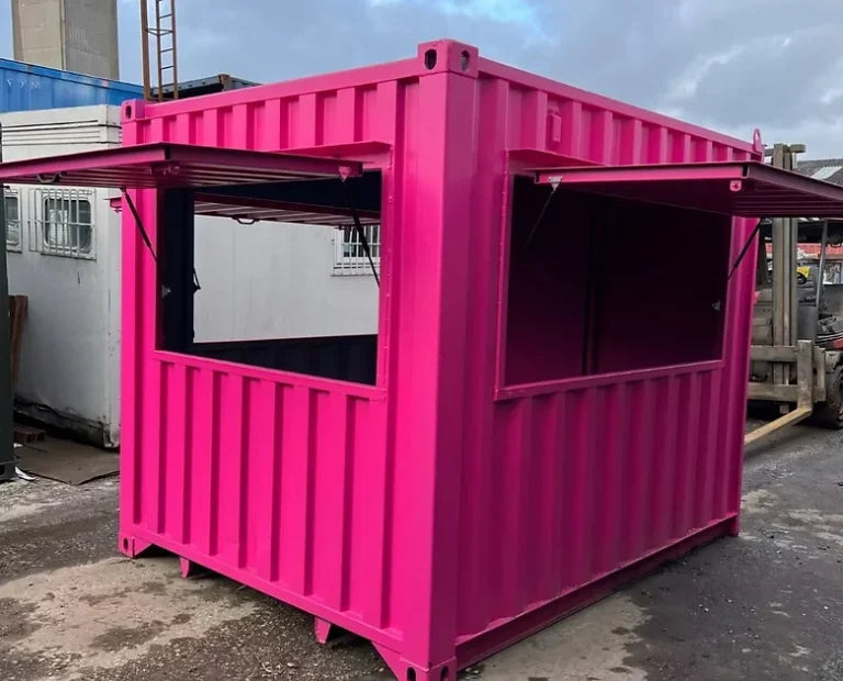 Contenedores Ejido Contenitore Bar 10 Piedi Rosa