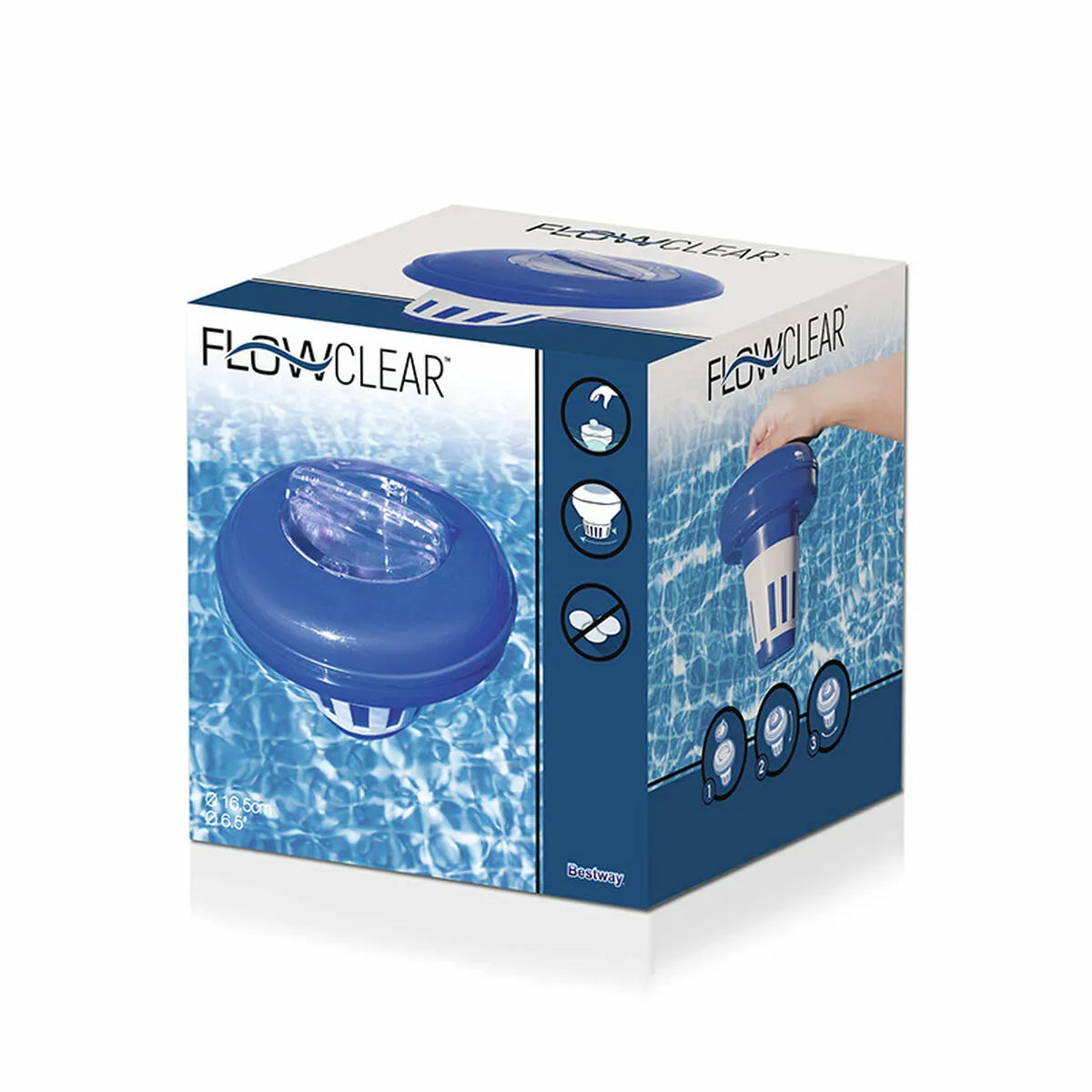 Bestway 58071 Dispensador de Cloro Medio Difusión Homogénea
