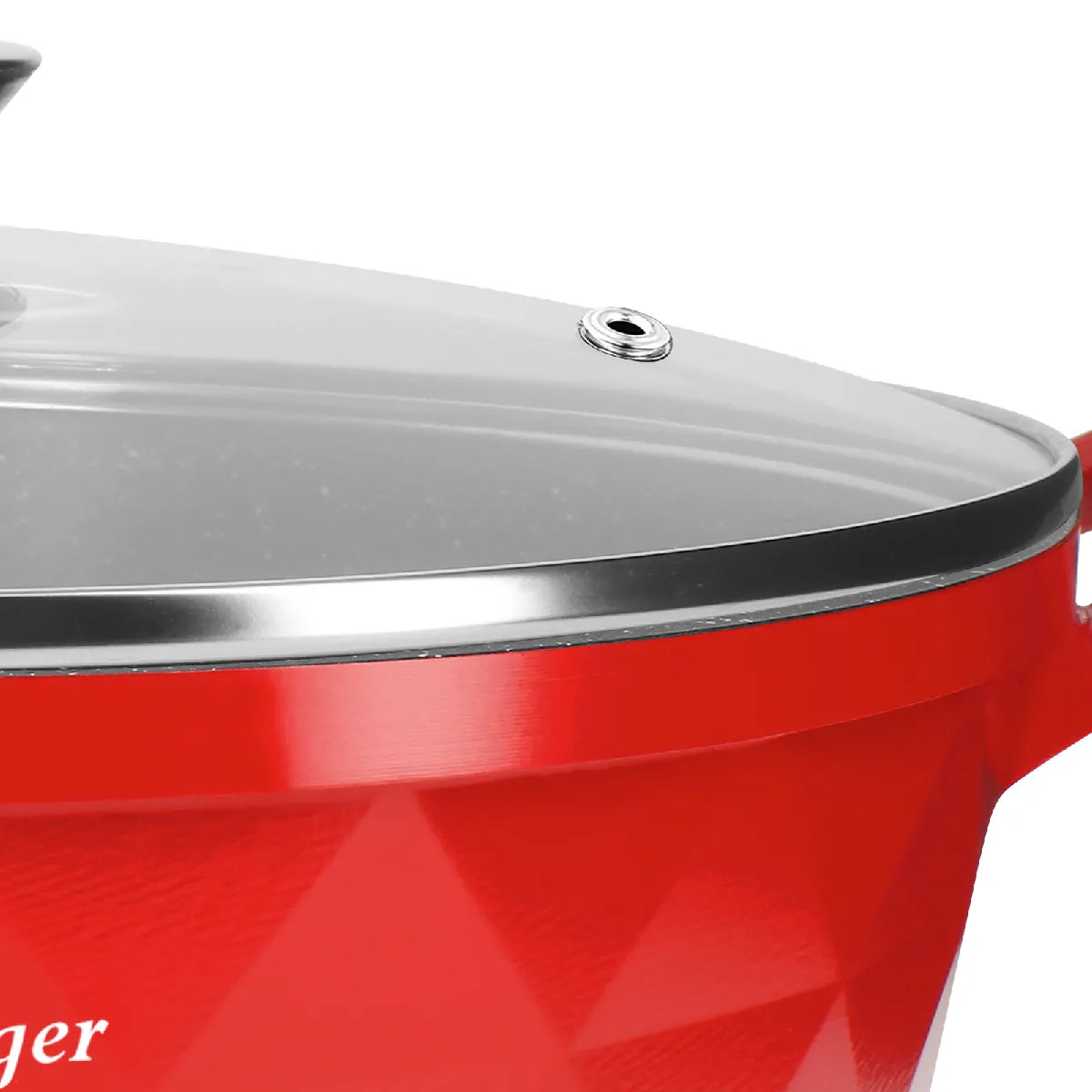 Marmite Aluminium 28cm Cheffinger Rouge MKR00011346603