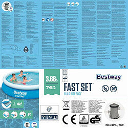 Bestway Fast Set 366 x 76 cm Piscina Autoportante