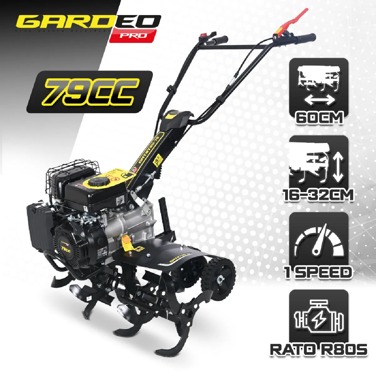 Motoculteur Thermique Gardeo GMTBT60-79 MKR00014746969