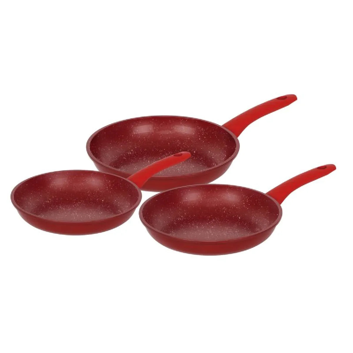 Set Poêles Forgées 28cm Herzberg Rouge MKR00013123093