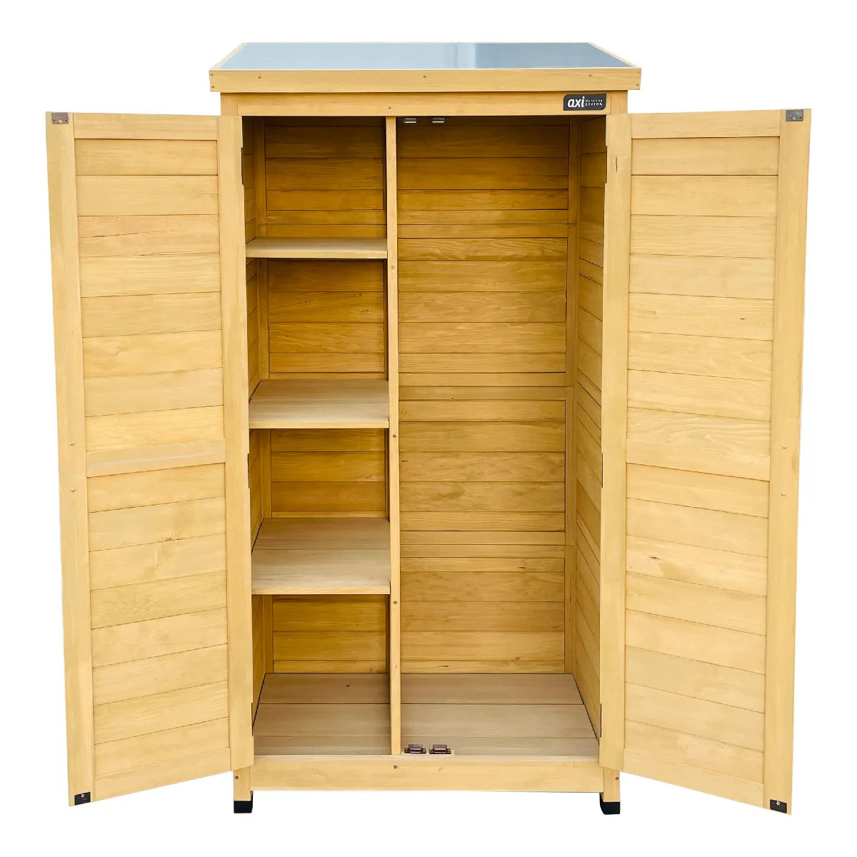 Axi House Armario de Jardín Madera de Pino 0.85×0.85×1.74 m