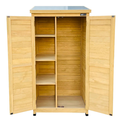 Axi House Armario de Jardín Madera de Pino 0.85×0.85×1.74 m