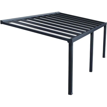 Canopia By Palram Pérgola Adosada Anthracite Techo Policarbonato 4mm