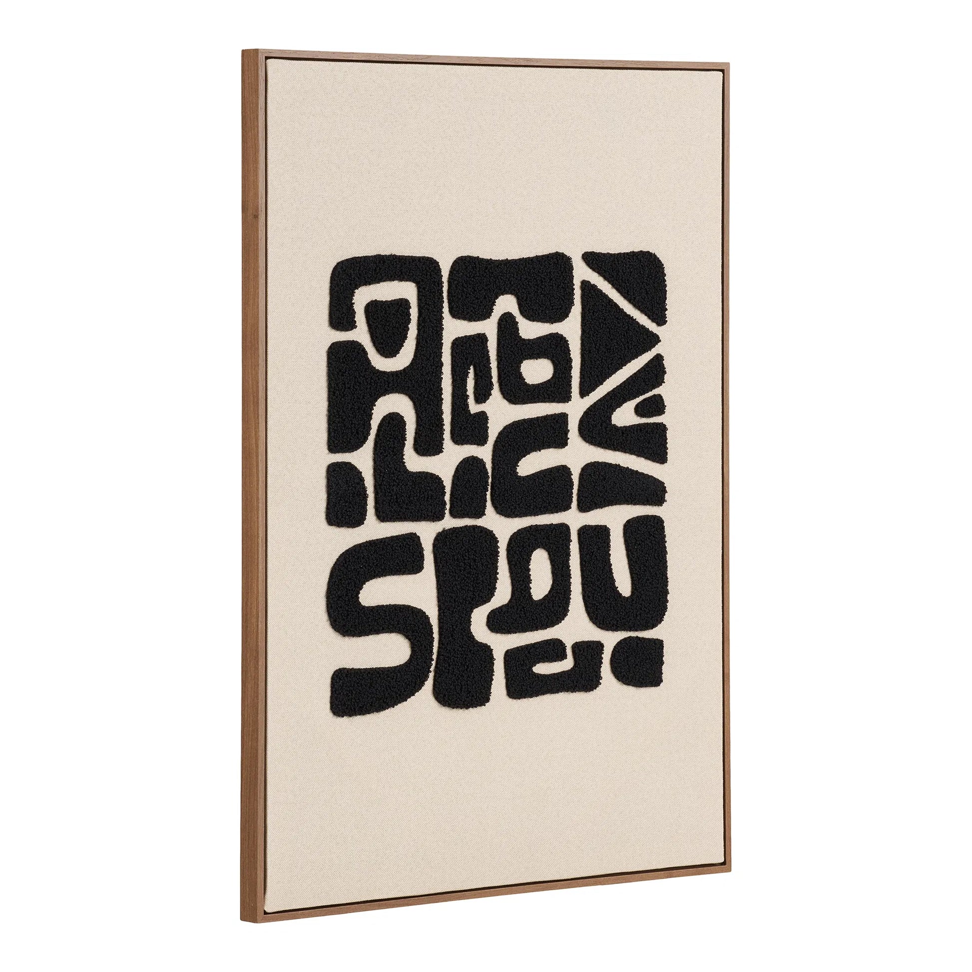 Luxusbetten24 Raviona Poster mit Rahmen, Illustration, Schwarz‑braun