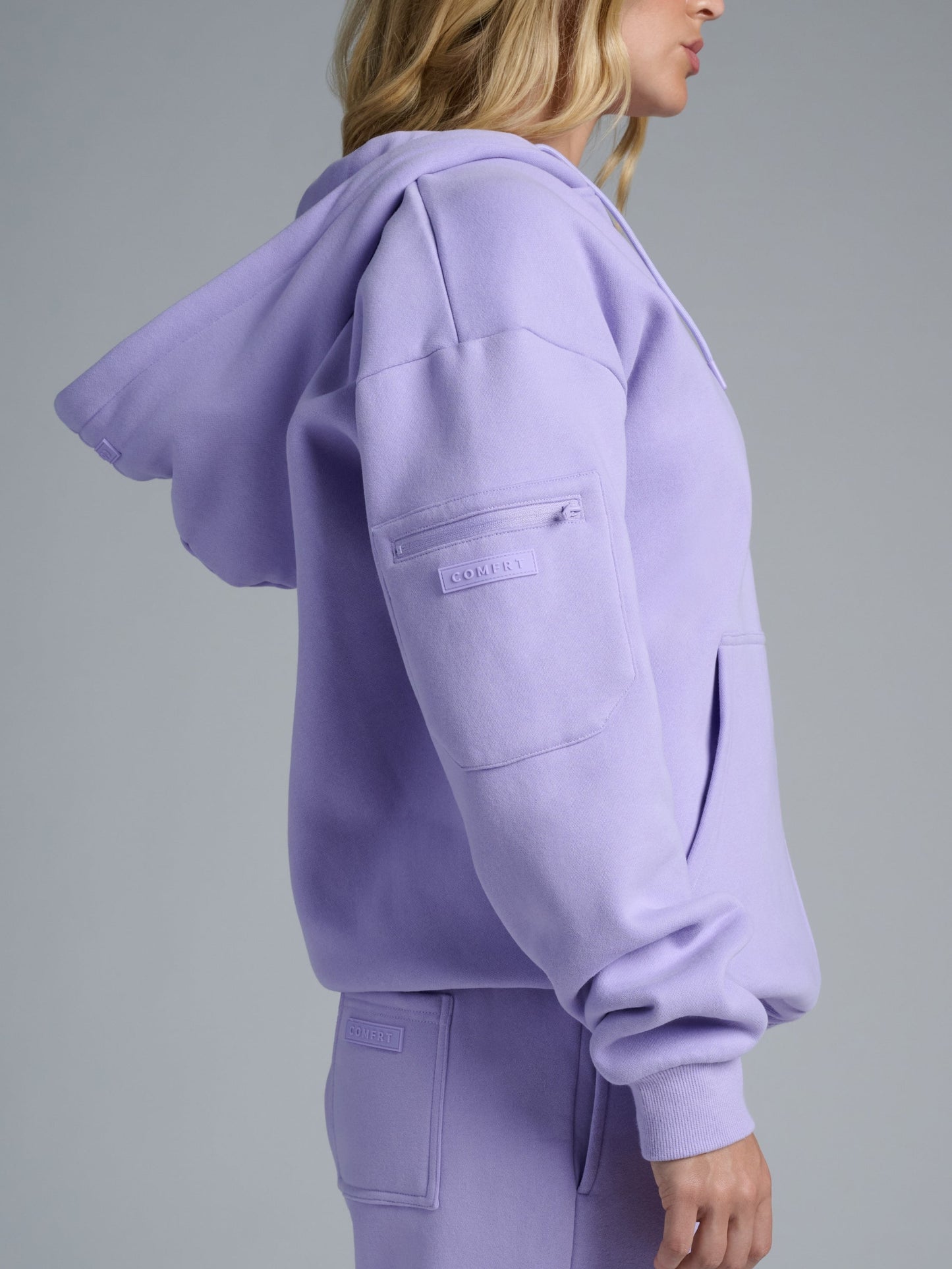 Comfrt Airplane Mode Travel Zip Hoodie