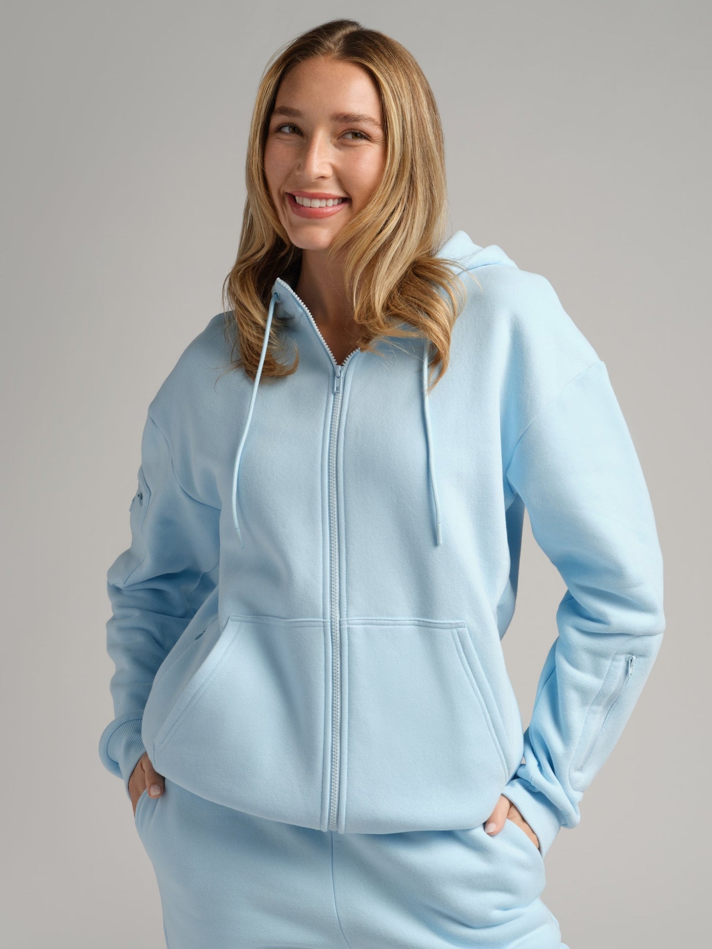 Comfrt Airplane Mode Travel Zip Hoodie