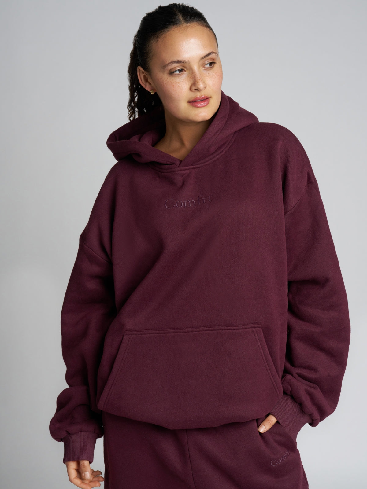 Signature Unisex Hoodie CloudTouch Heavyweight Oversized Soft Kängurutasche