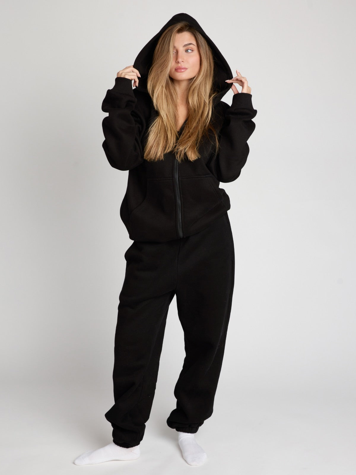 Comfrt Travel Essentials Zip Hoodie