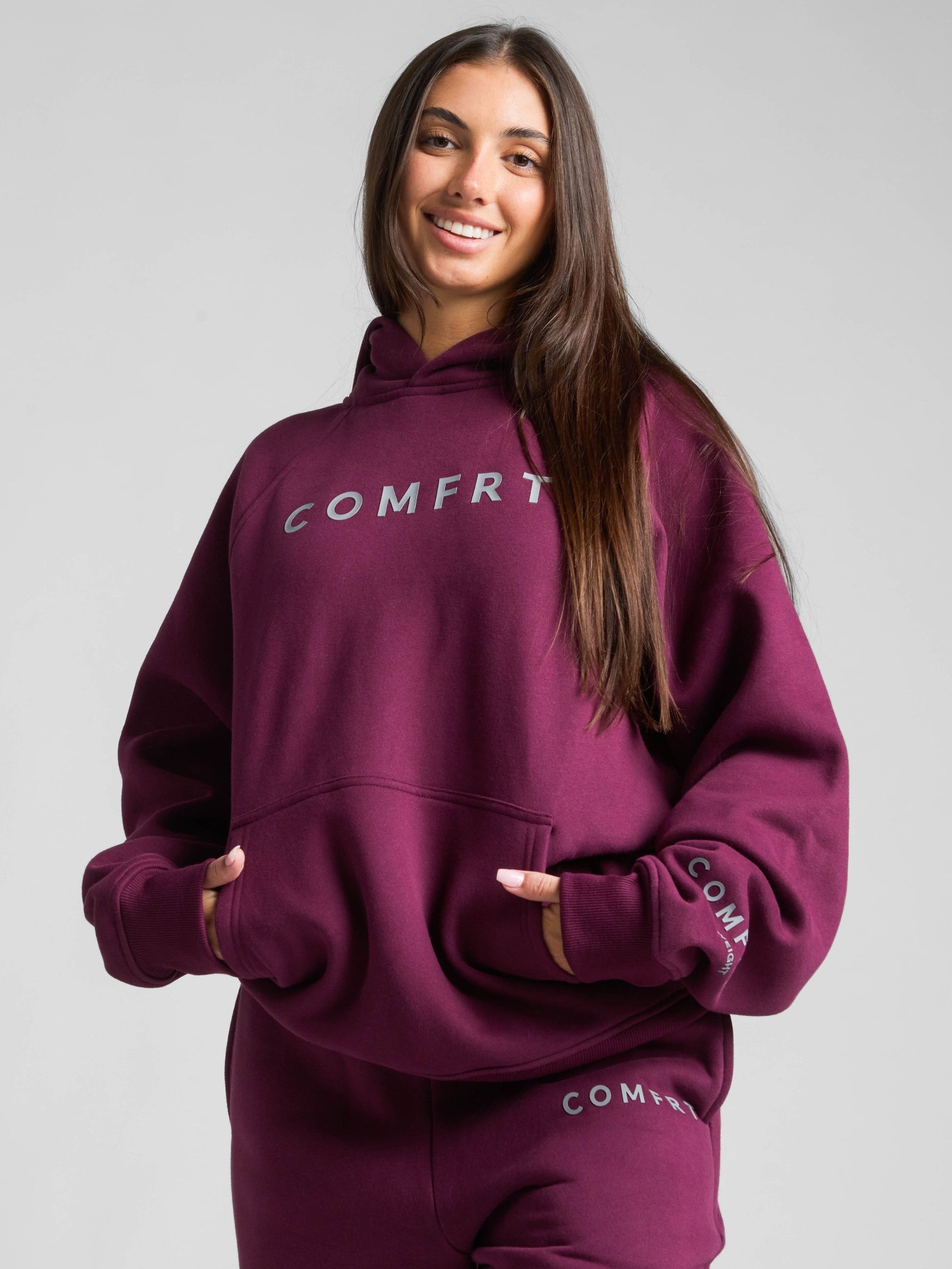 Comfrt Tranquil Hoodie Unisex Gewichtet Oversized Entspannend Komfort