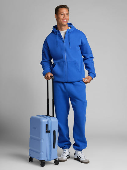 Comfrt Airplane Mode Travel Zip Hoodie Vollreißverschluss