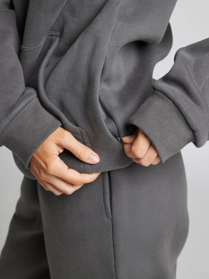 Comfrt Airplane Mode Travel Hoodie mit integrierter Augenmaske