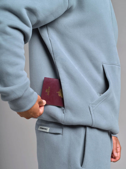 Comfrt Travel Essentials Zip Hoodie