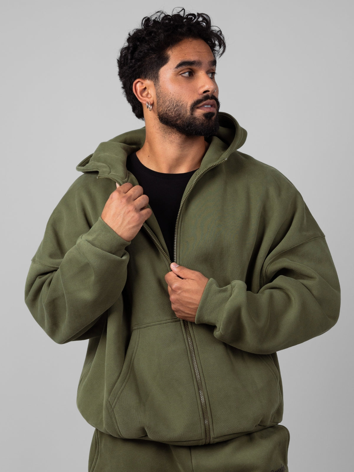 Comfrt Cloud Zip Oversized Hoodie