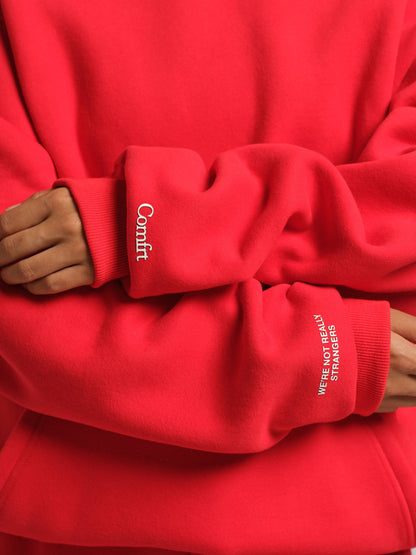 Comfrt x We're Not Really Strangers Hoodie Superweiche Baumwollmischung