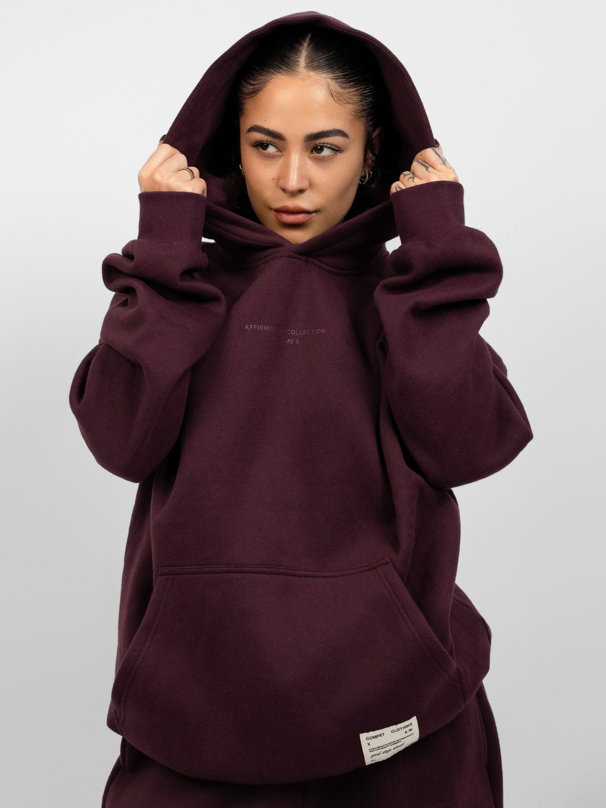 Comfrt Affirmation Hoodie Super Soft Cotton Blend Unisex
