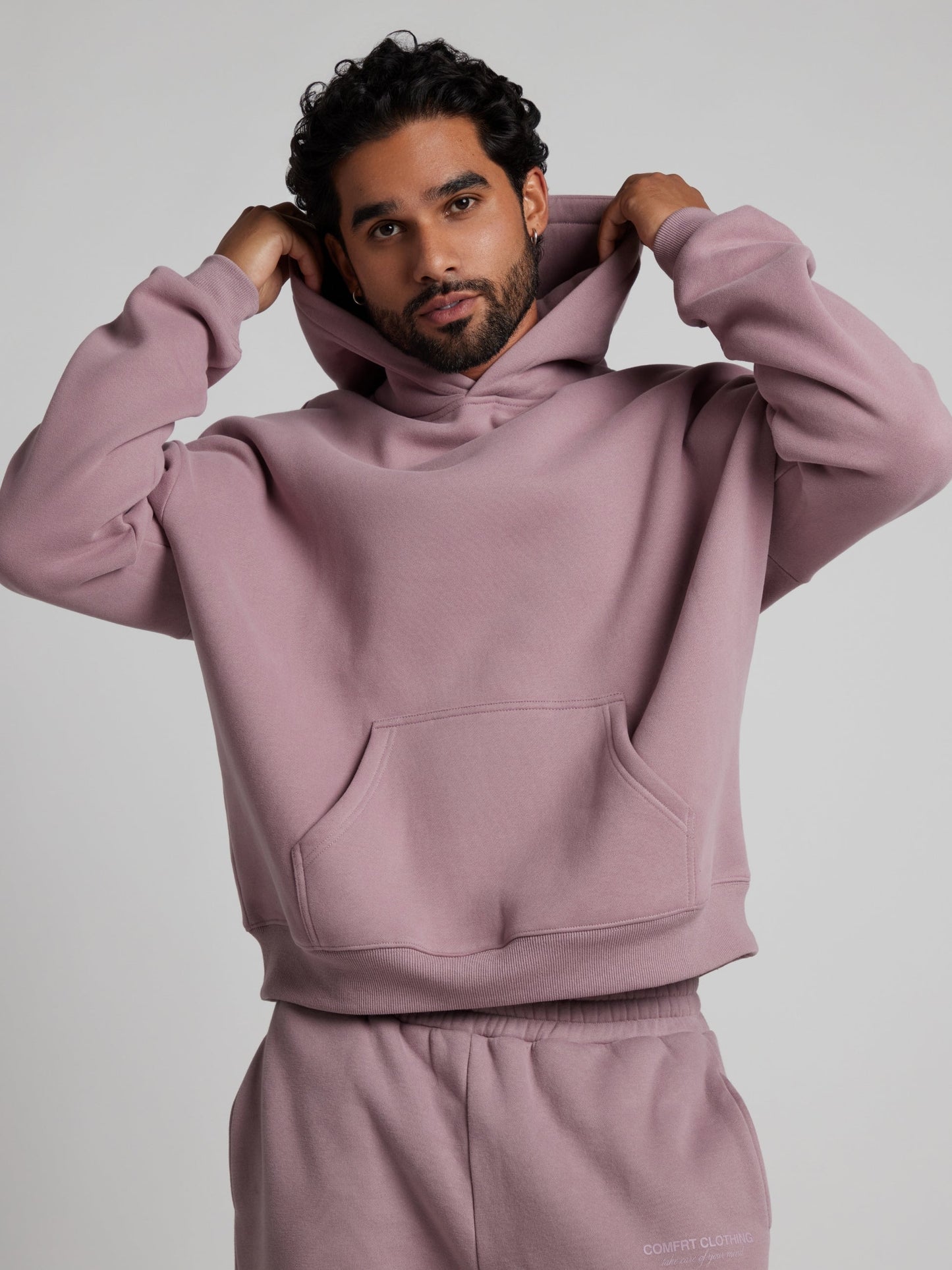 Comfrt Basic Crop Hoodie Super Soft Baumwolle Unisex